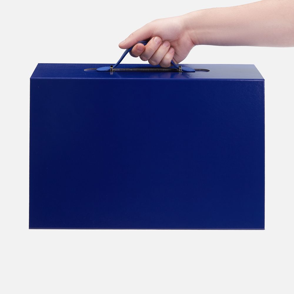 Коробка складная Holdfold, L, синяя — изображение 6