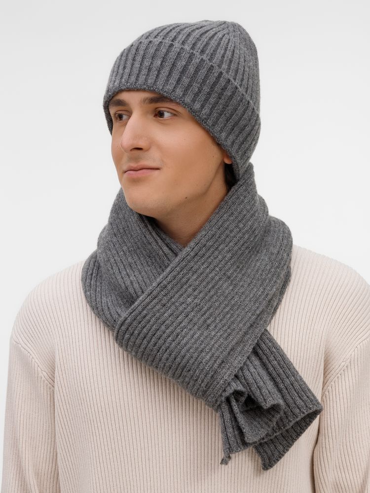 Шапка Laconi, темно-серый меланж — изображение 7