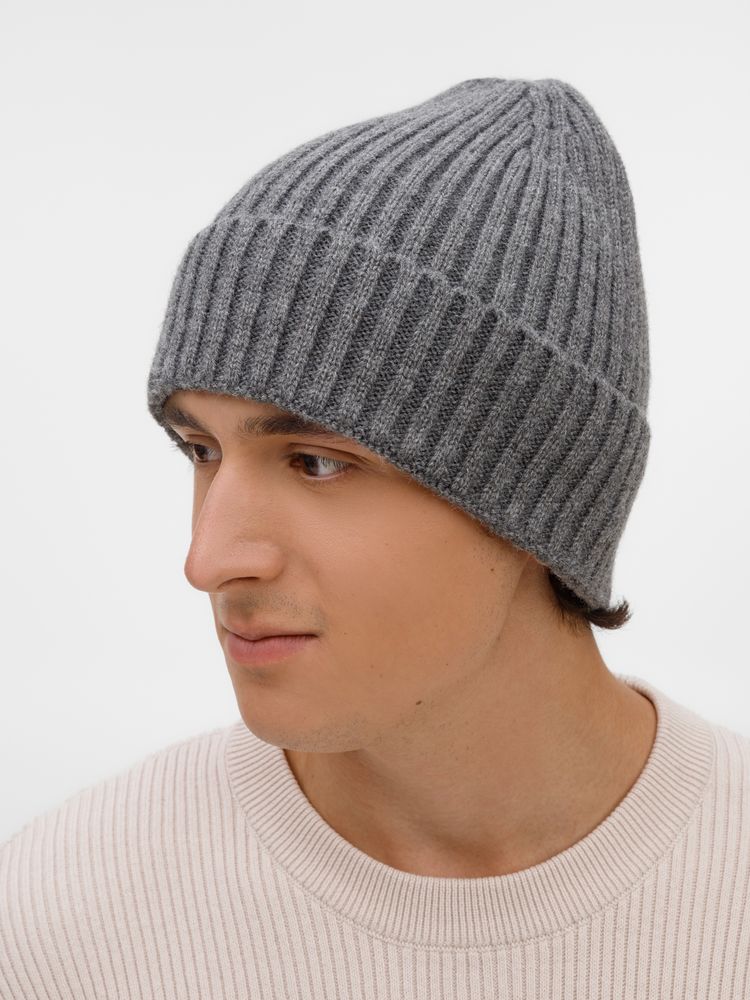 Шапка Laconi, темно-серый меланж — изображение 5