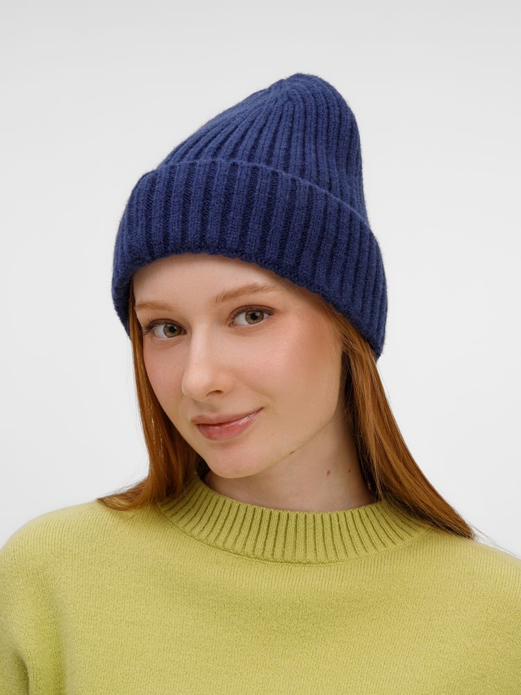 Шапка Laconi, синяя — изображение 5