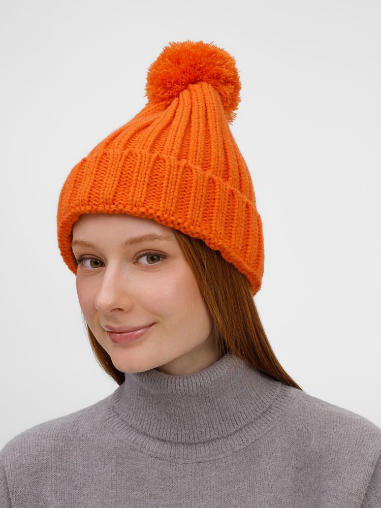 Шапка HappyGo, оранжевая — изображение 4