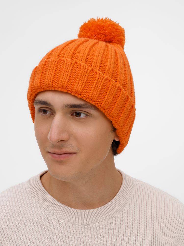 Шапка HappyGo, оранжевая — изображение 5