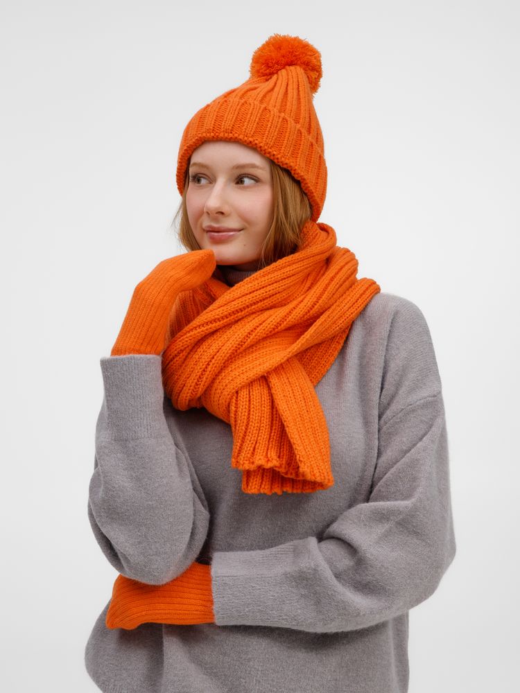 Шапка HappyGo, оранжевая — изображение 7