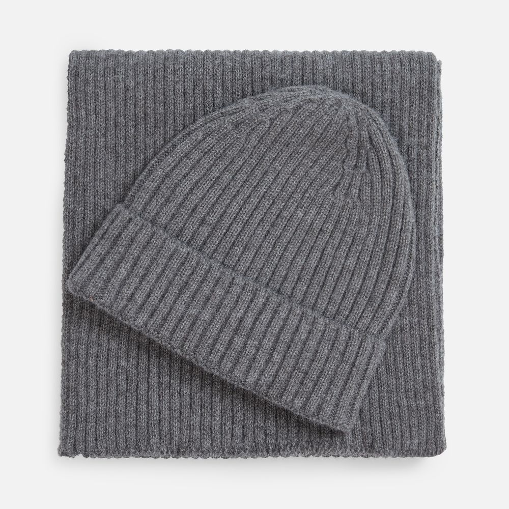 Шарф Laconi, темно-серый меланж — изображение 5