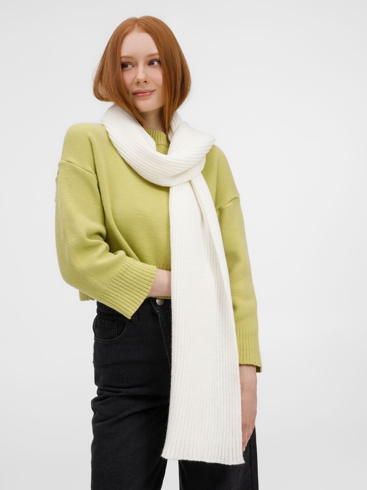 Шарф Laconi, молочно-белый — изображение 6