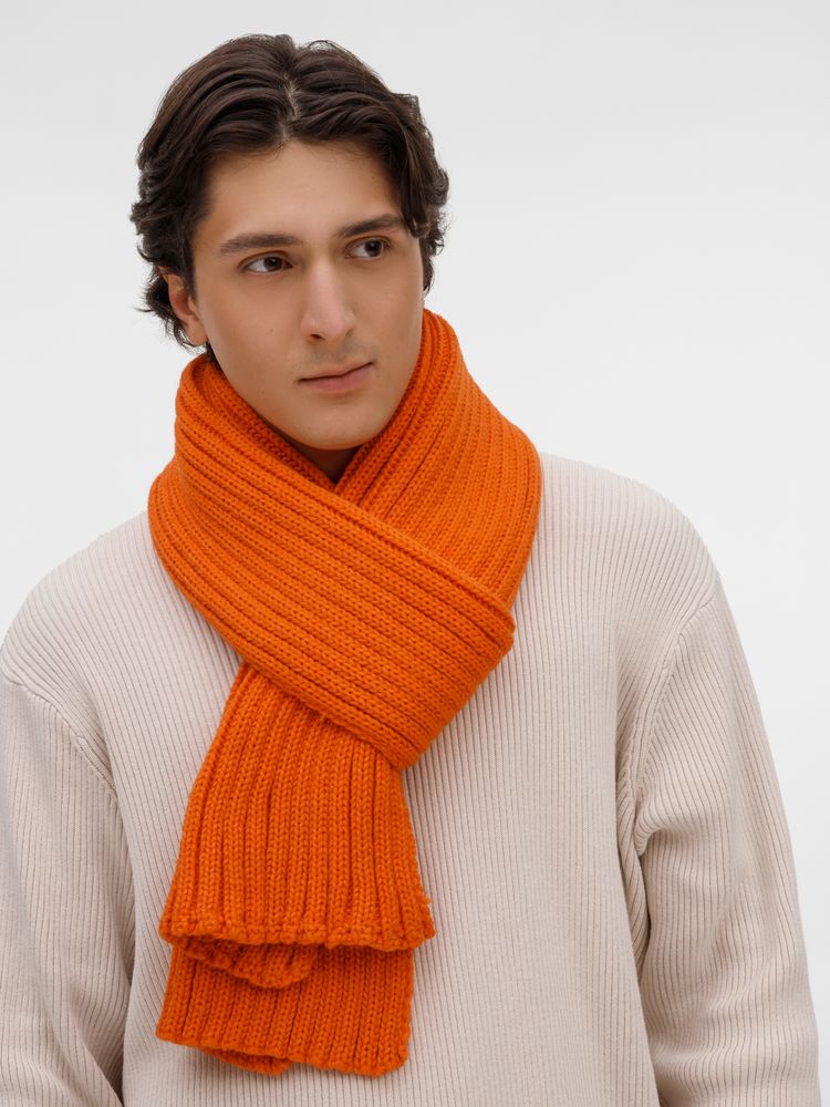 Шарф HappyGo, оранжевый — изображение 6