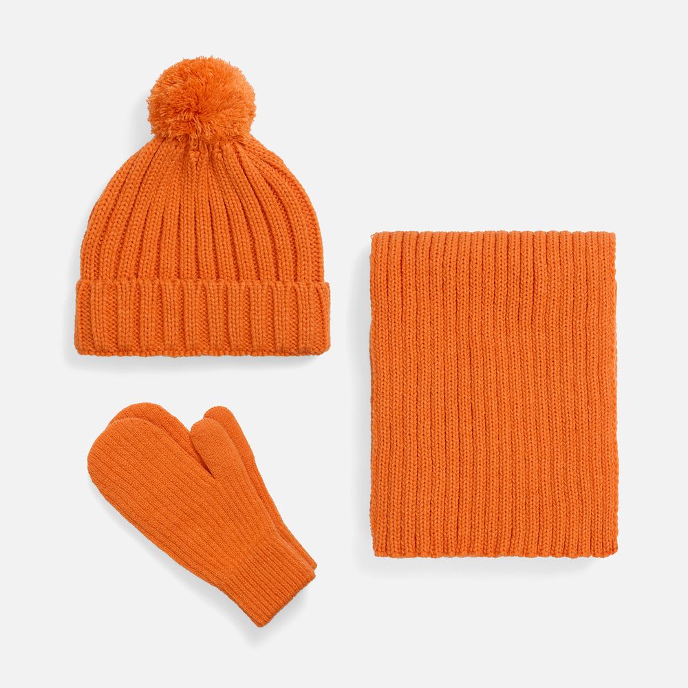 Шарф HappyGo, оранжевый — изображение 9