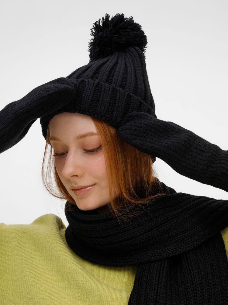 Шарф HappyGo, черный — изображение 7