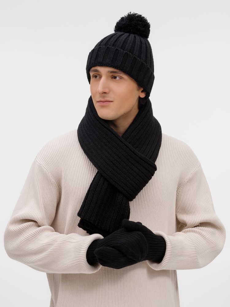 Шарф HappyGo, черный — изображение 8