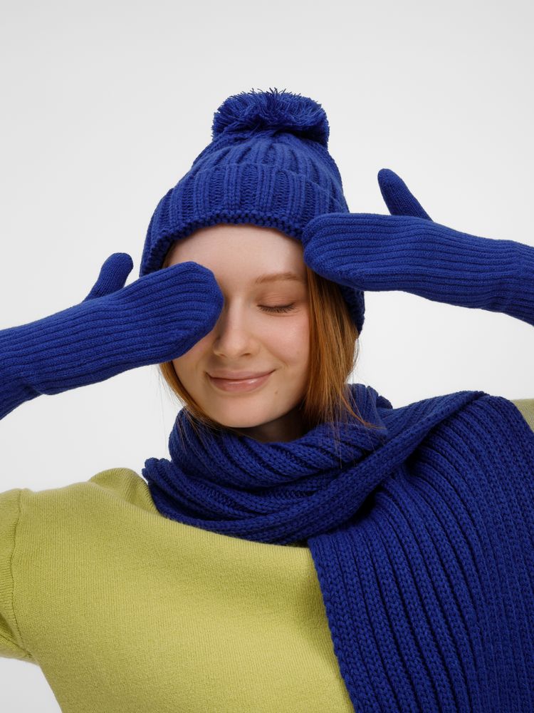 Шарф HappyGo, синий — изображение 7