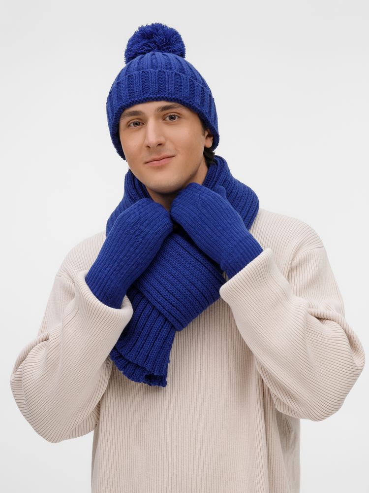 Варежки HappyGo, синие — изображение 4