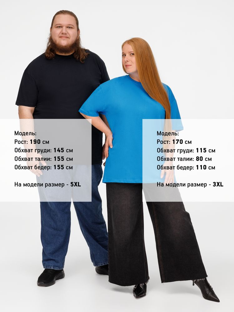 Футболка унисекс T-Bolka 160, черная — изображение 14