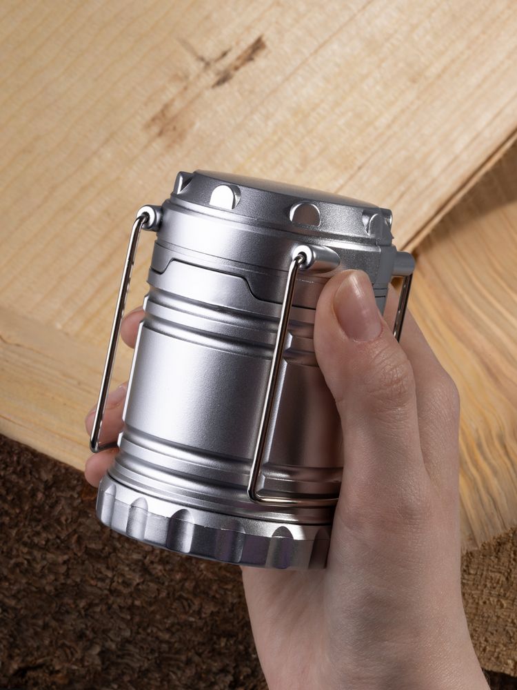 Кемпинговый фонарь Lindau, серебристый — изображение 10