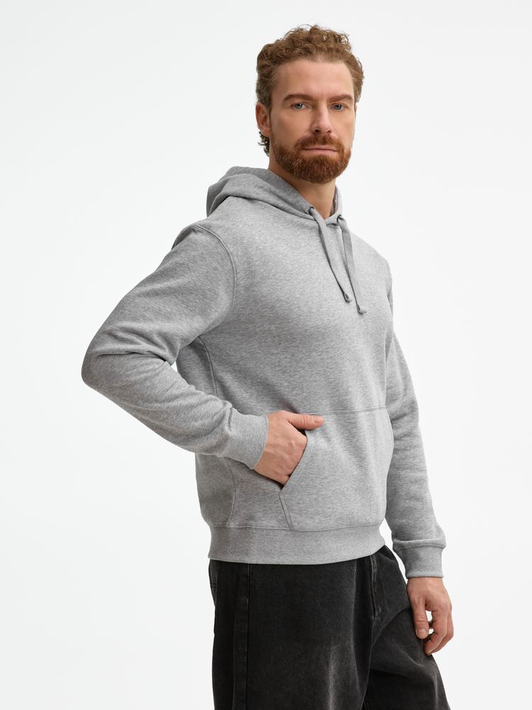 Толстовка унисекс Spencer, серый меланж — изображение 9