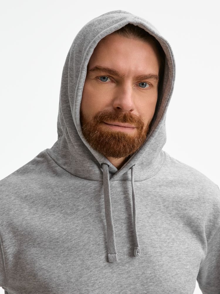 Толстовка унисекс Spencer, серый меланж — изображение 10