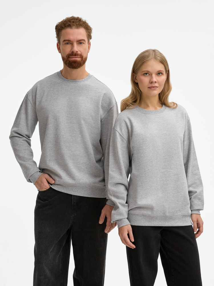 Свитшот унисекс Columbia, серый меланж — изображение 15