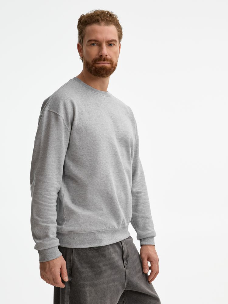 Свитшот унисекс Columbia, серый меланж — изображение 12