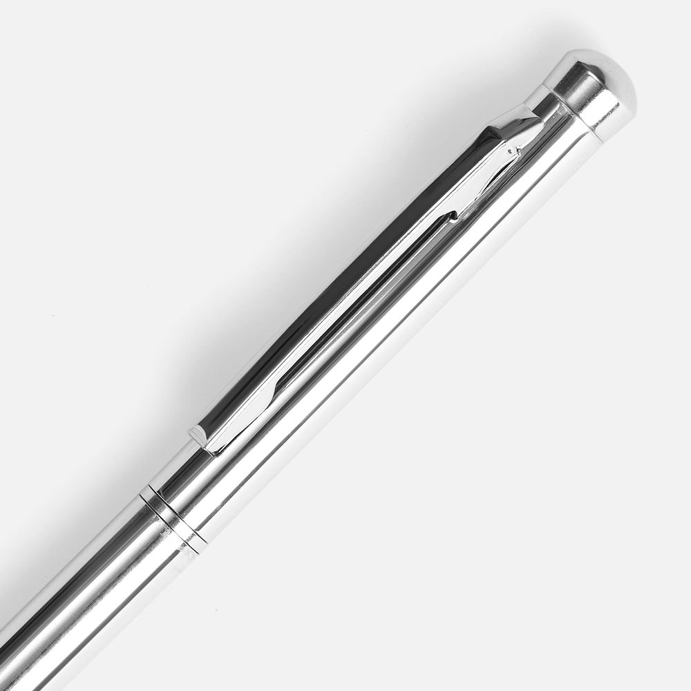 Ручка шариковая Hotel Ferra, серебристая — изображение 4