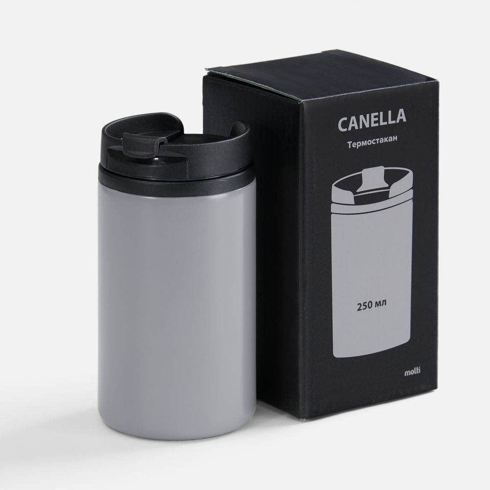 Термостакан Canella, серый матовый — изображение 6