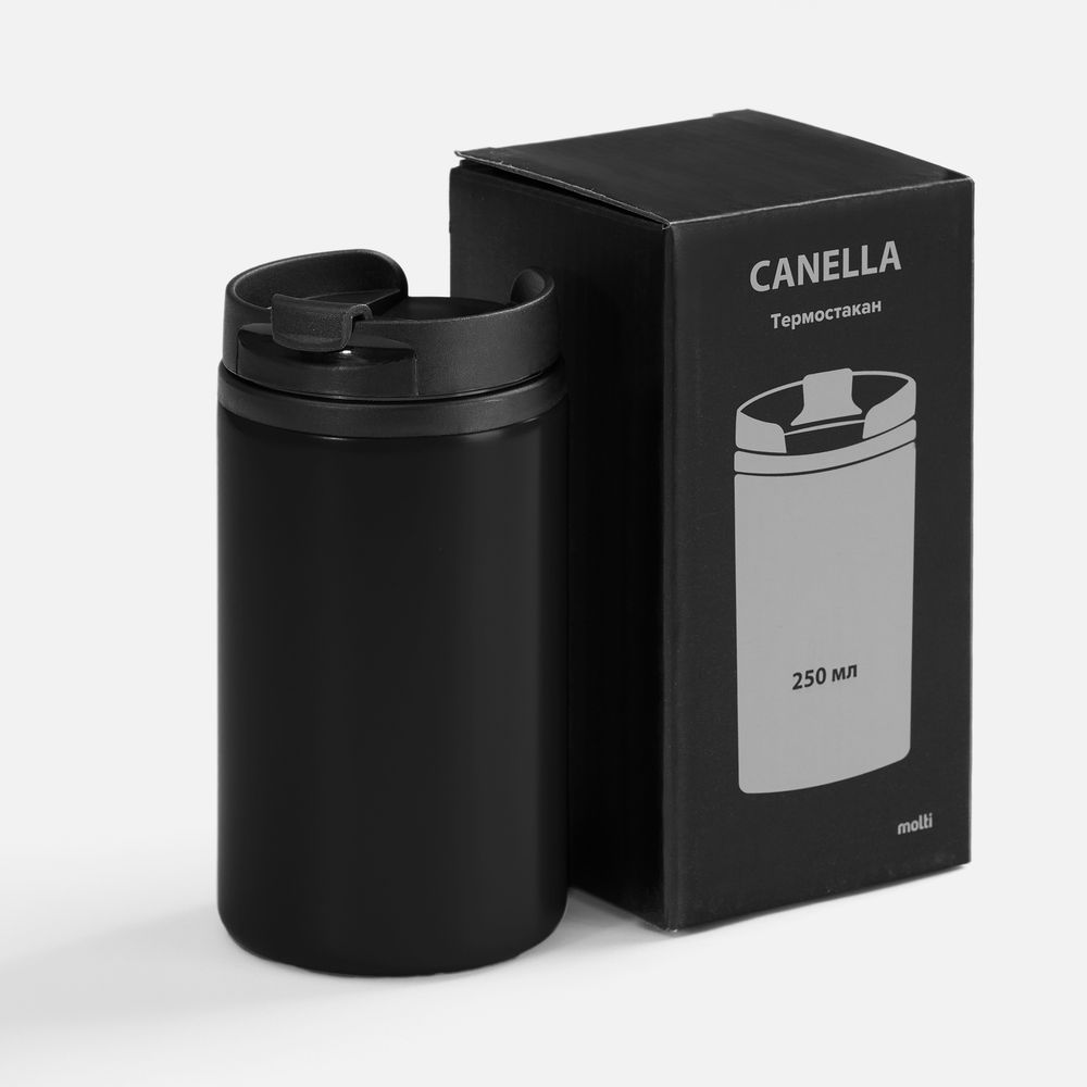 Термостакан Canella, черный — изображение 6