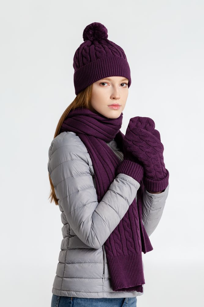 Шапка Heat Trick, баклажановая — изображение 7