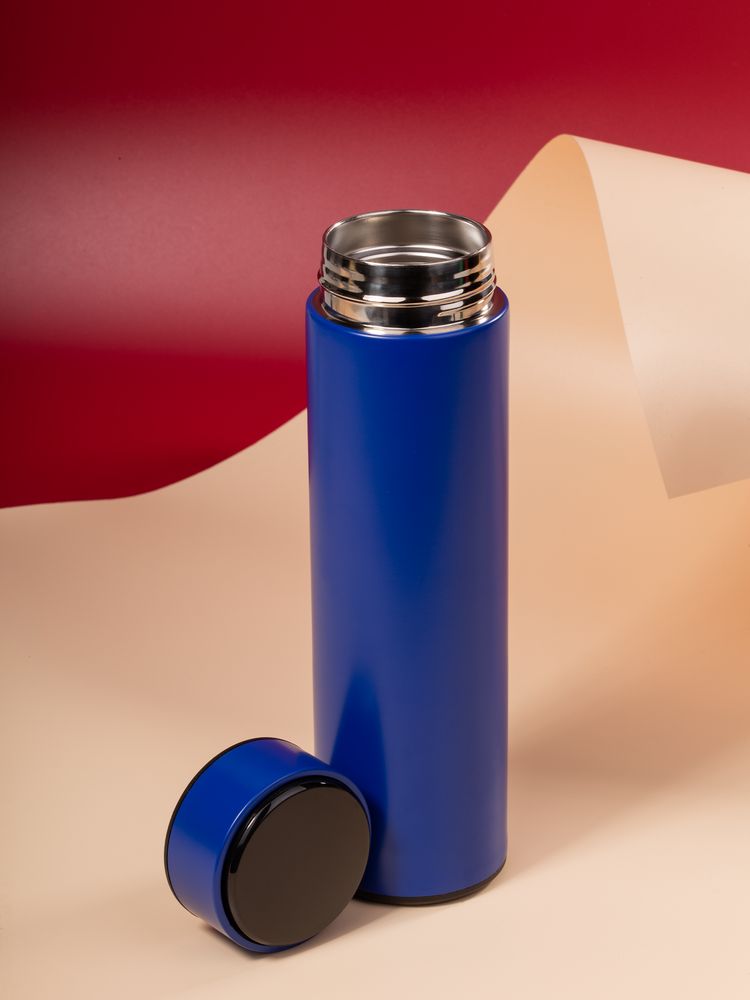 Смарт-бутылка с заменяемой батарейкой Long Therm, синяя — изображение 12
