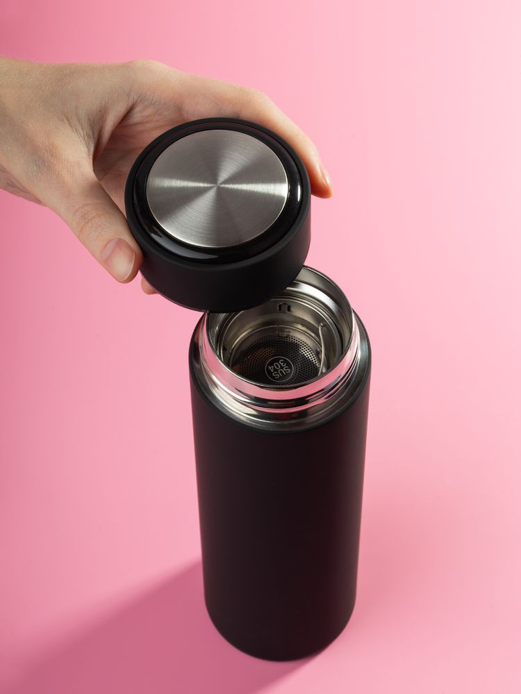 Термос с ситечком Percola, черный — изображение 12