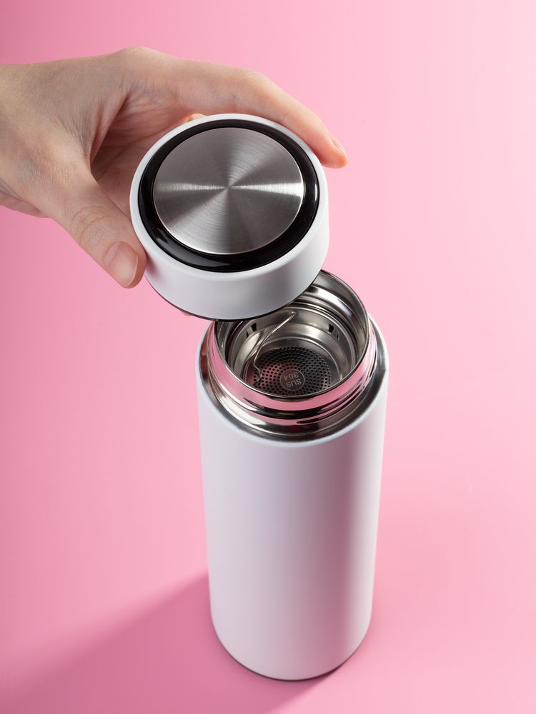 Термос с ситечком Percola, белый — изображение 12