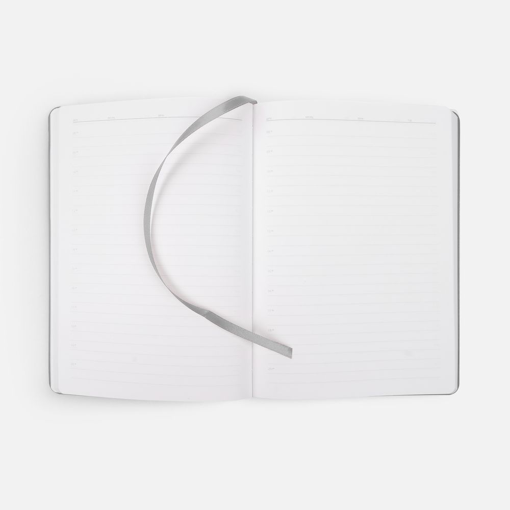 Ежедневник Tact, недатированный, серый — изображение 9