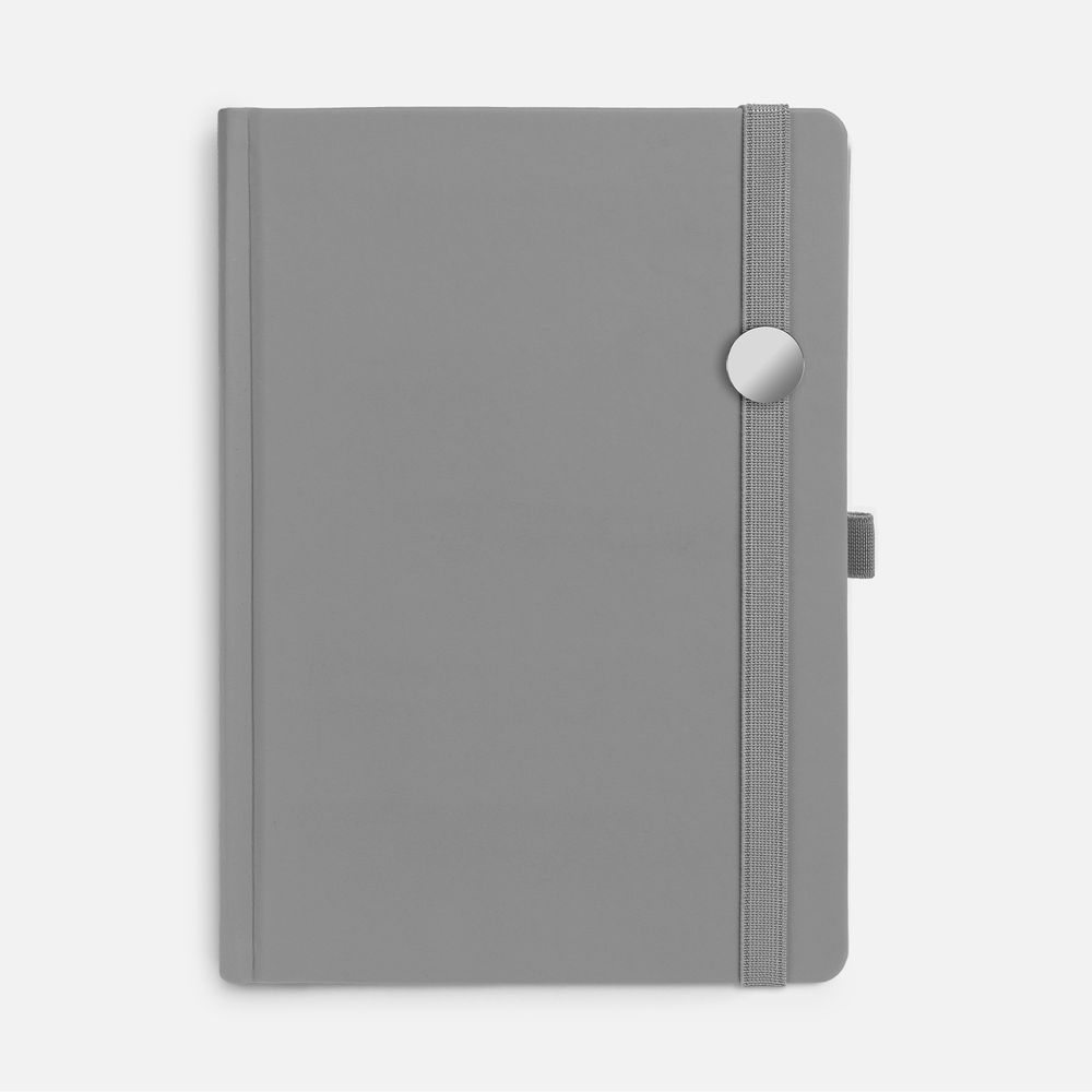 Ежедневник Favor Metal, недатированный, серый — изображение 3