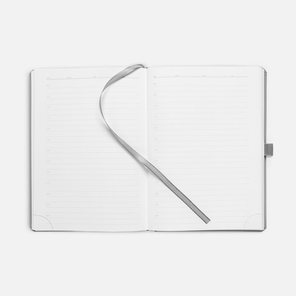 Ежедневник Favor Metal, недатированный, серый — изображение 7