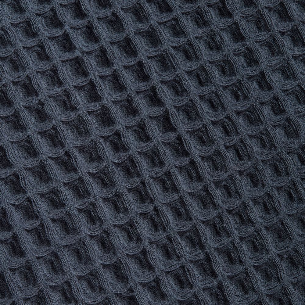 Плед вафельный Elenglect, темно-серый — изображение 4