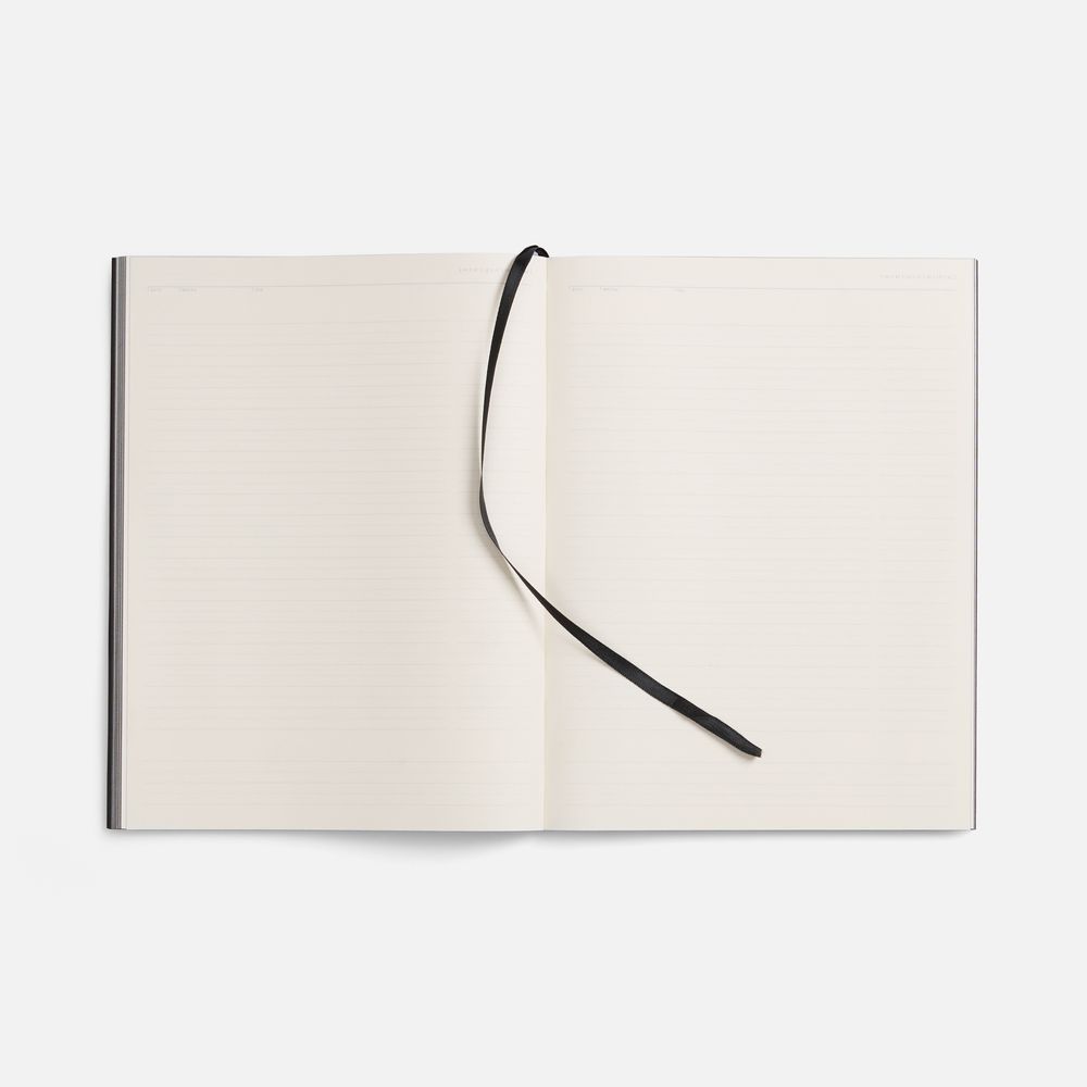 Ежедневник Flat Maxi, недатированный, черный — изображение 8