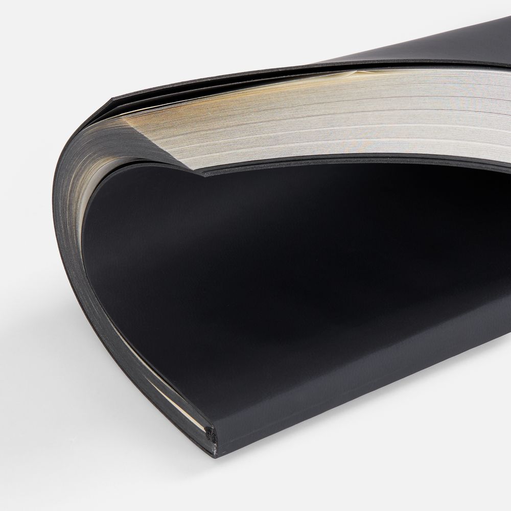 Ежедневник Flat Maxi, недатированный, черный — изображение 9