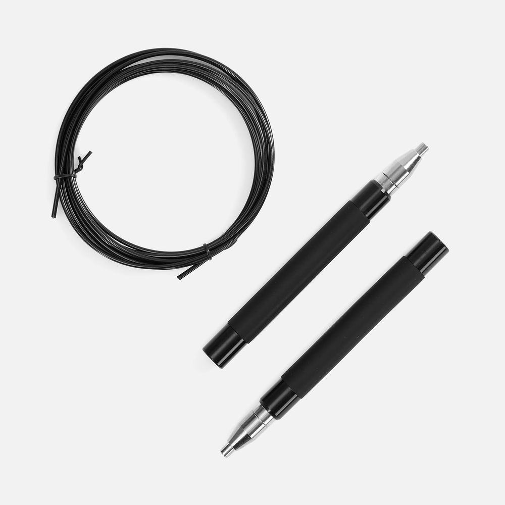 Скоростная скакалка Profi Comfi, черная — изображение 4