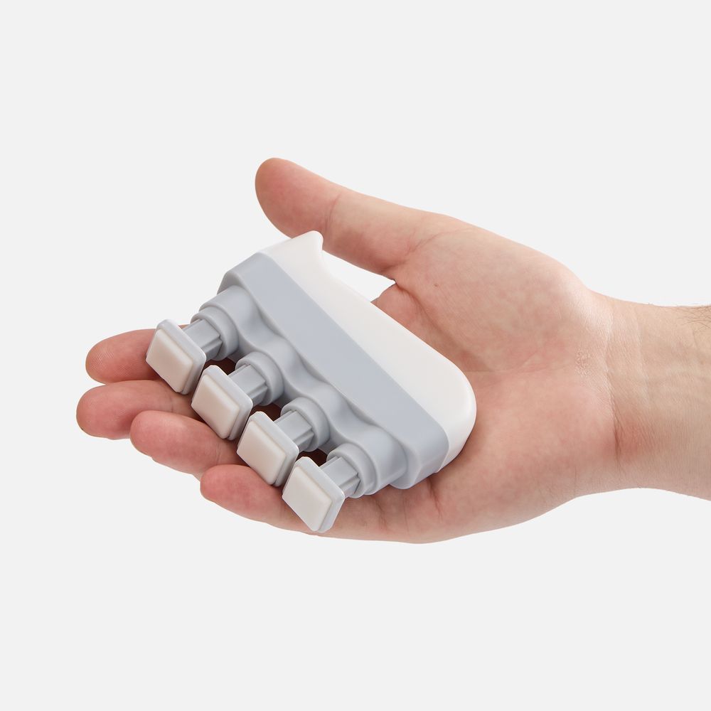 Эспандер кистевой FingerTap, серый с белым — изображение 6