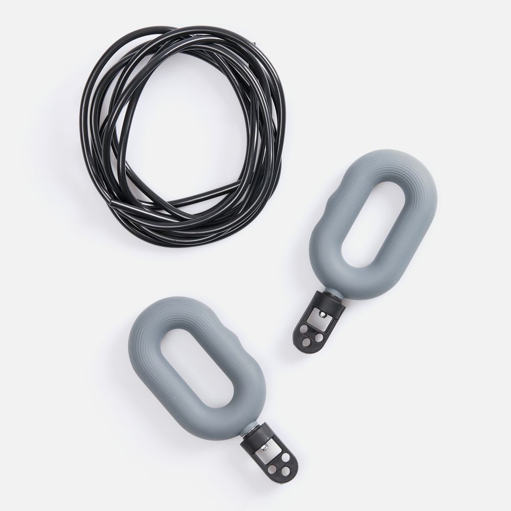 Мультифункциональная скакалка с эспандером Multi McFly, серая — изображение 3