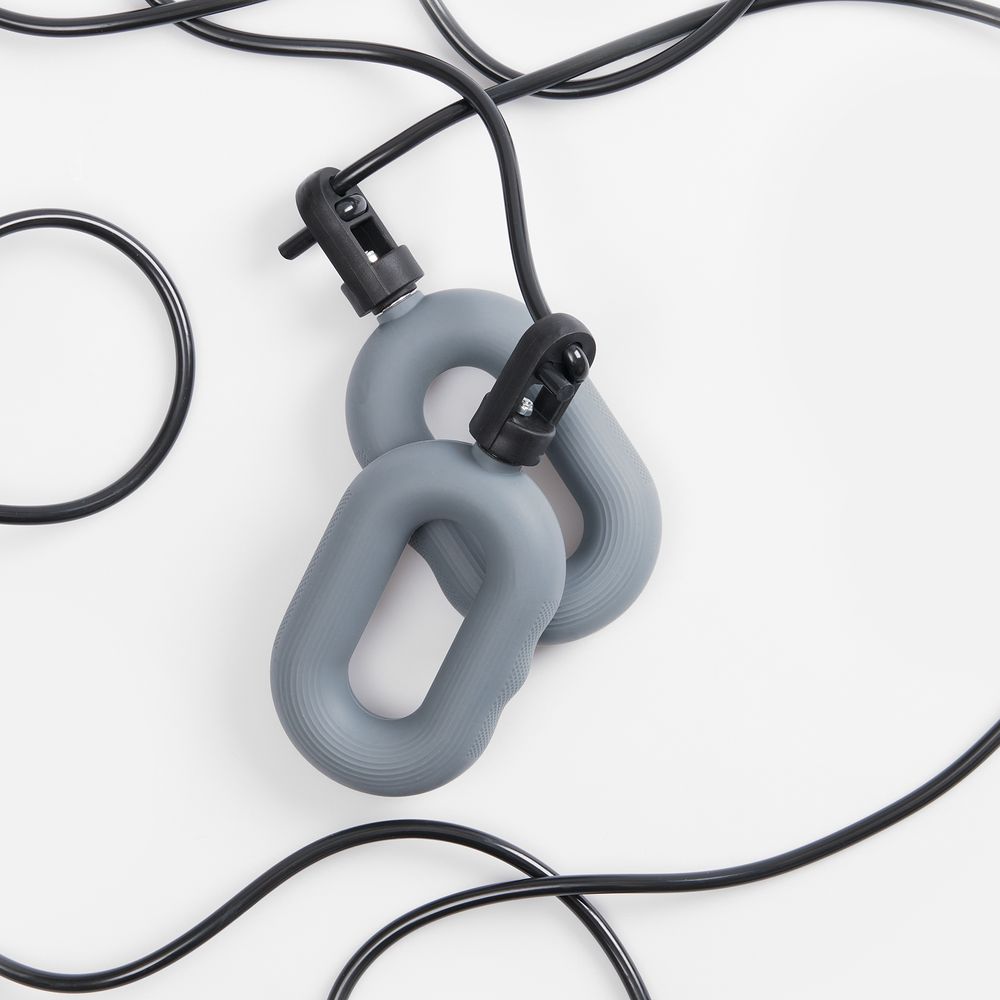 Мультифункциональная скакалка с эспандером Multi McFly, серая — изображение 4