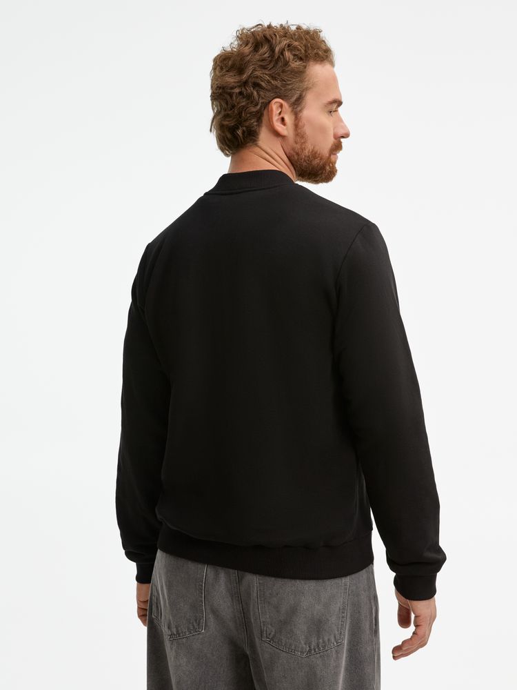 Бомбер унисекс Nuppu, черный — изображение 17