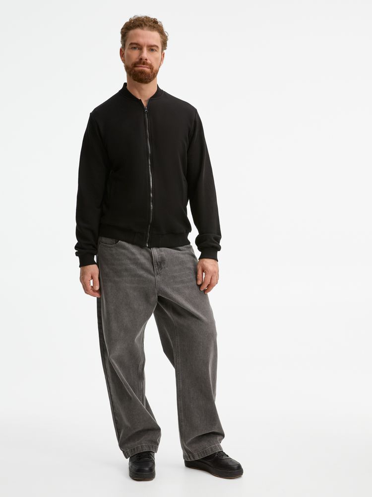 Бомбер унисекс Townie, черный — изображение 18