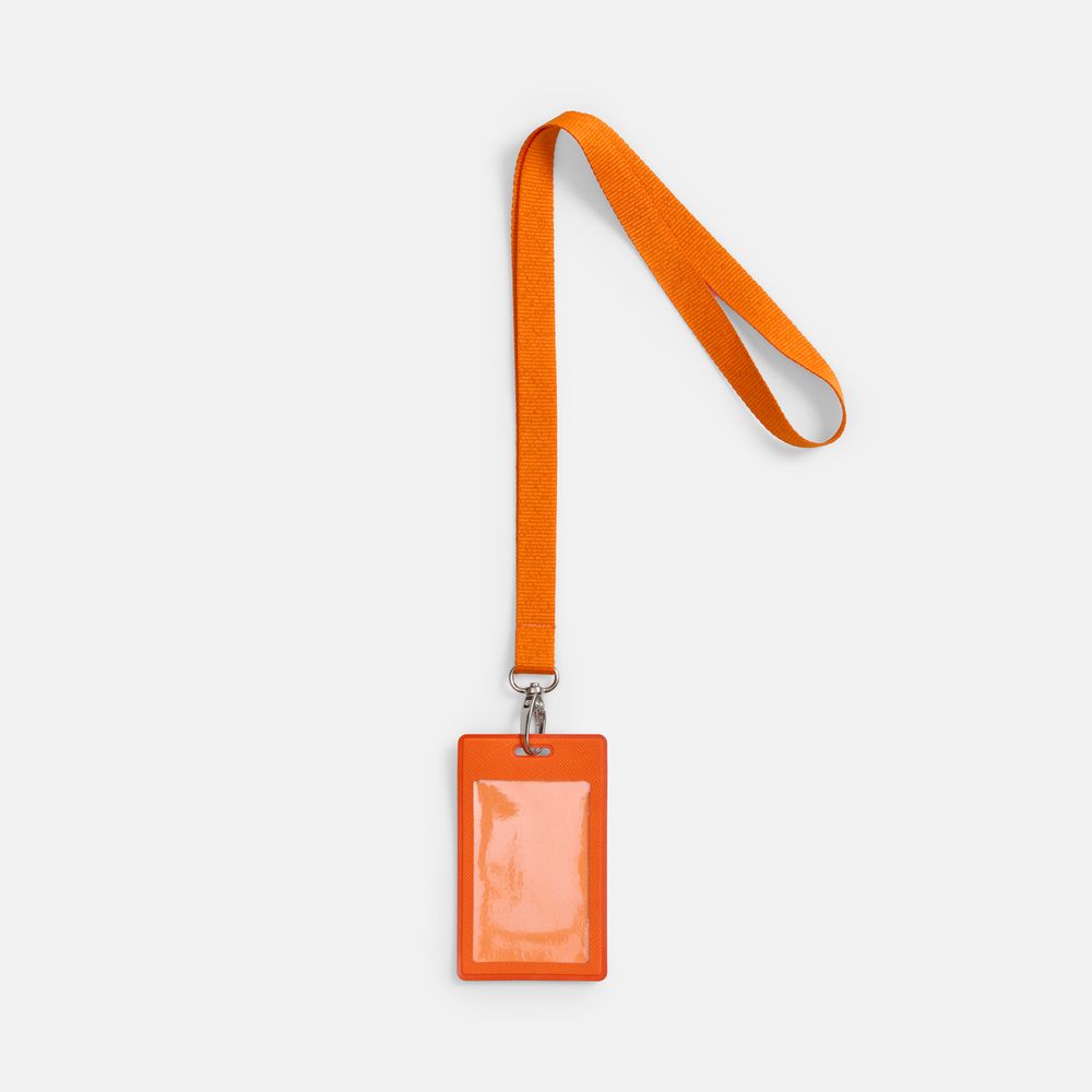 Лента для бейджа Pin, оранжевая — изображение 3
