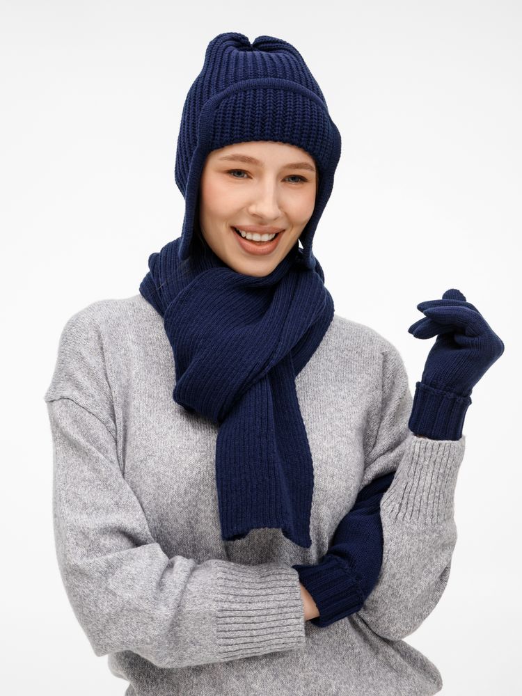 Шарф Catch Match, темно-синий — изображение 11