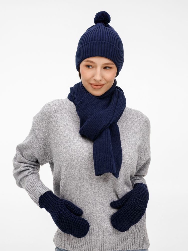 Шарф Catch Match, темно-синий — изображение 10