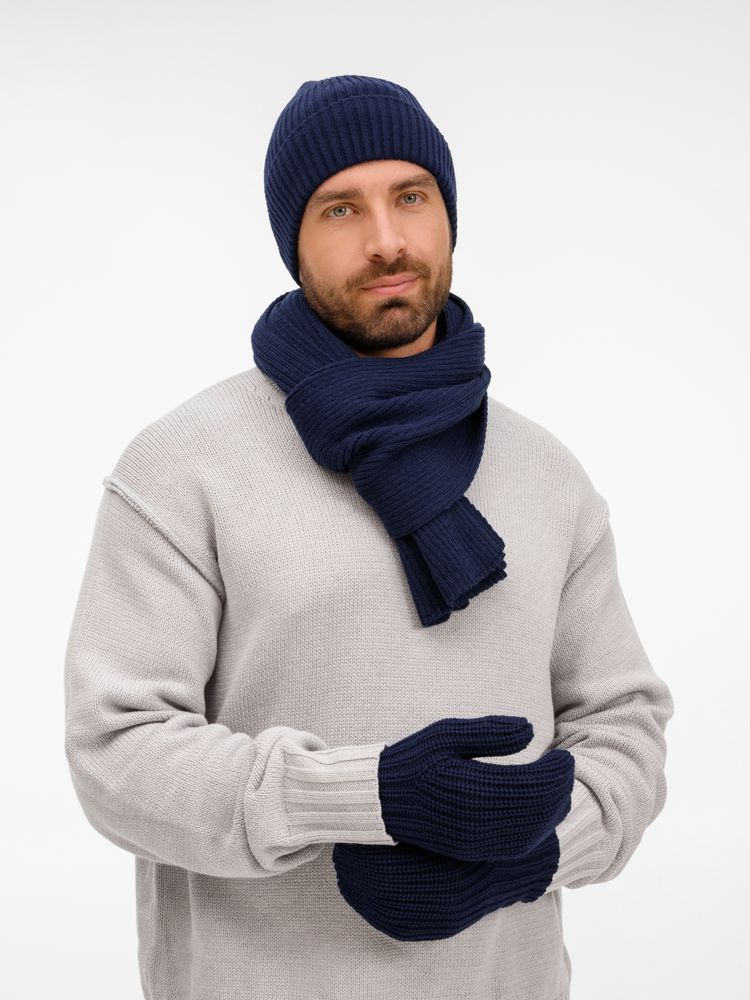 Варежки Catch Match, темно-синие — изображение 4