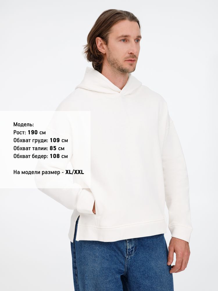 Худи оверсайз унисекс Tolla, молочное — изображение 13