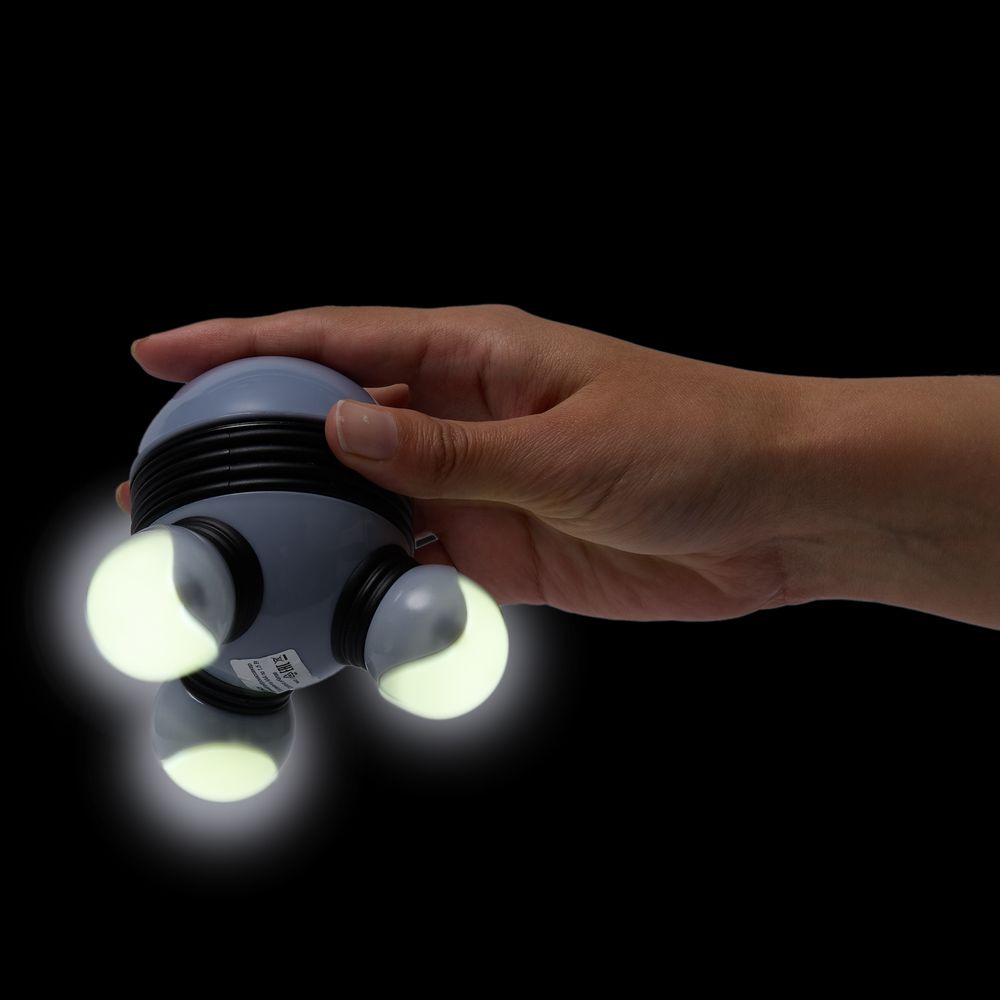 Ручной вибромассажер Spacy, серый с черным — изображение 5