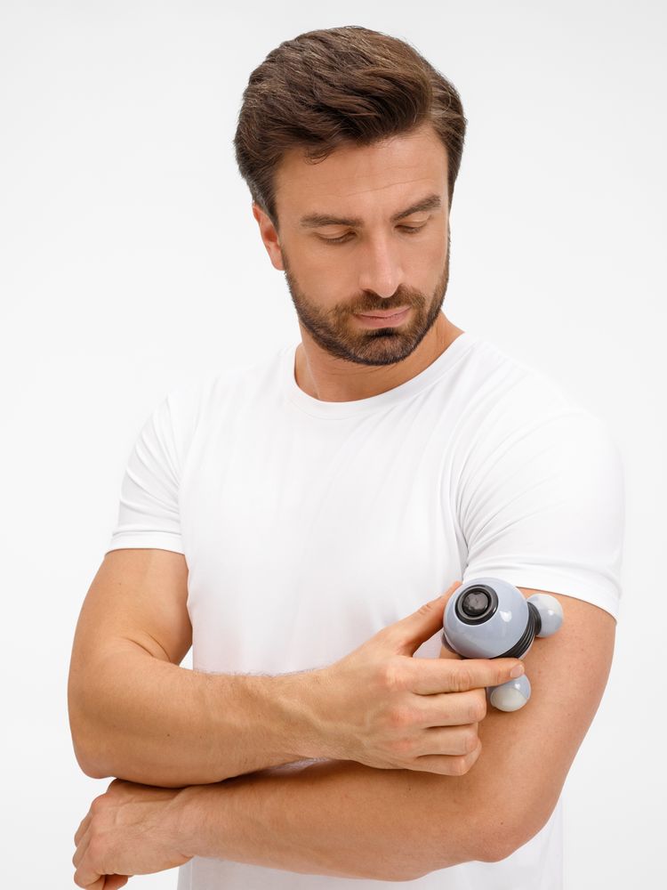 Ручной вибромассажер Spacy, серый с черным — изображение 6