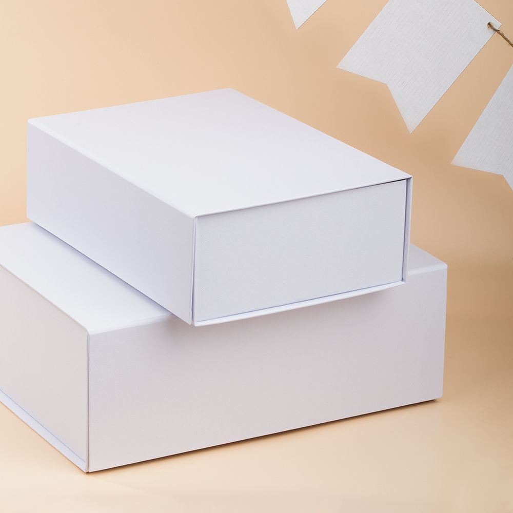 Коробка складная Portada, M, белая — изображение 9