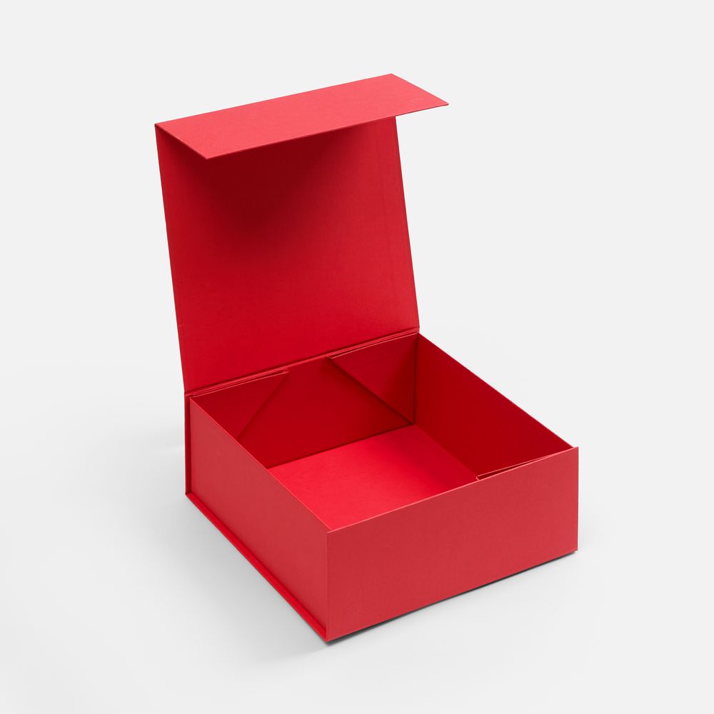 Коробка складная Quadra Fold, красная — изображение 4