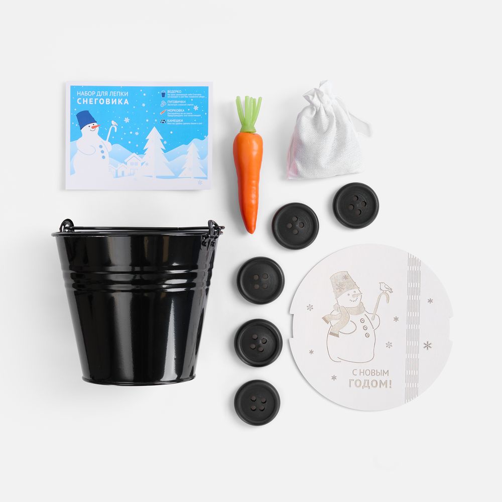 Набор для лепки снеговика «Все по-взрослому», без шарфа — изображение 4